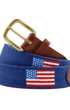 Smathers & Branson Belt American Flag Needlepoint Belt