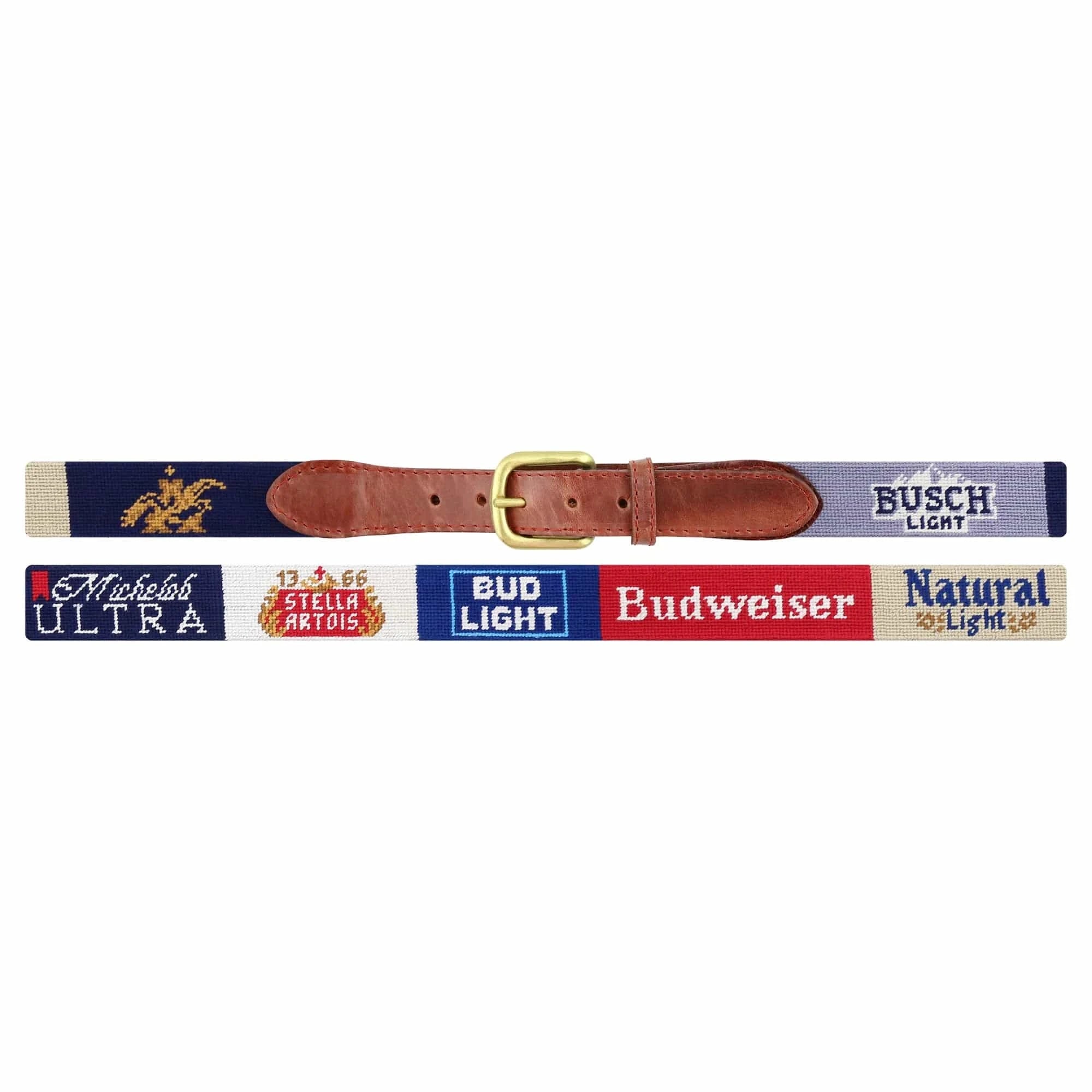 Smathers & Branson Belt Anheuser Busch Beer Labels Belt
