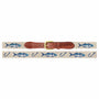 Smathers & Branson Belt Azul Fish Belt (Light Khaki)