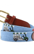 Smathers & Branson Belt Beverage Cart Needlepoint Belt