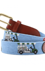 Smathers & Branson Belt Beverage Cart Needlepoint Belt