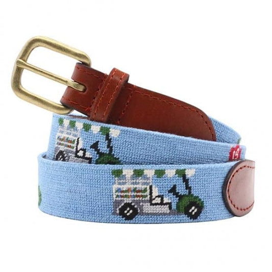 Smathers & Branson Belt Beverage Cart Needlepoint Belt