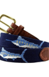 Smathers & Branson Belt Billfish Needlepoint Belt