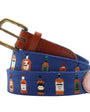 Smathers & Branson Belt Bourbon Bottles Belt (Classic Navy)