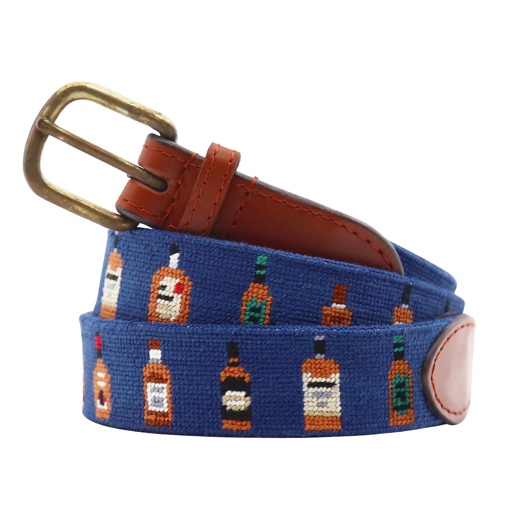Smathers & Branson Belt Bourbon Bottles Belt (Classic Navy)