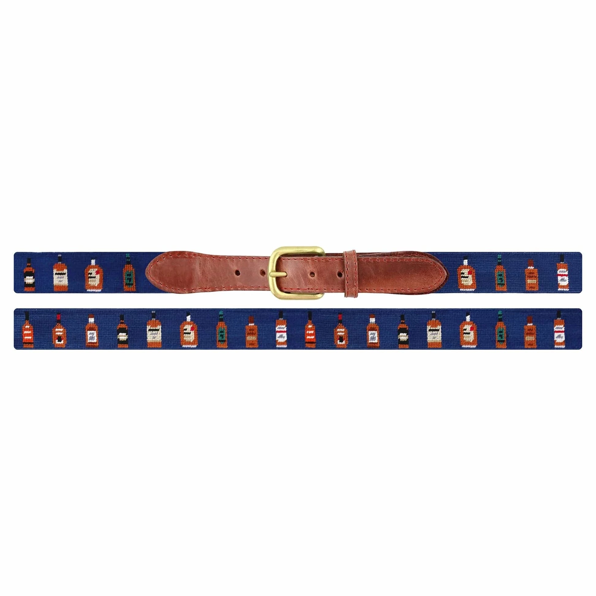 Smathers & Branson Belt Bourbon Bottles Belt (Classic Navy)