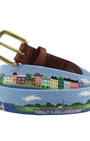 Smathers & Branson Belt Charleston Scene Needlepoint Belt