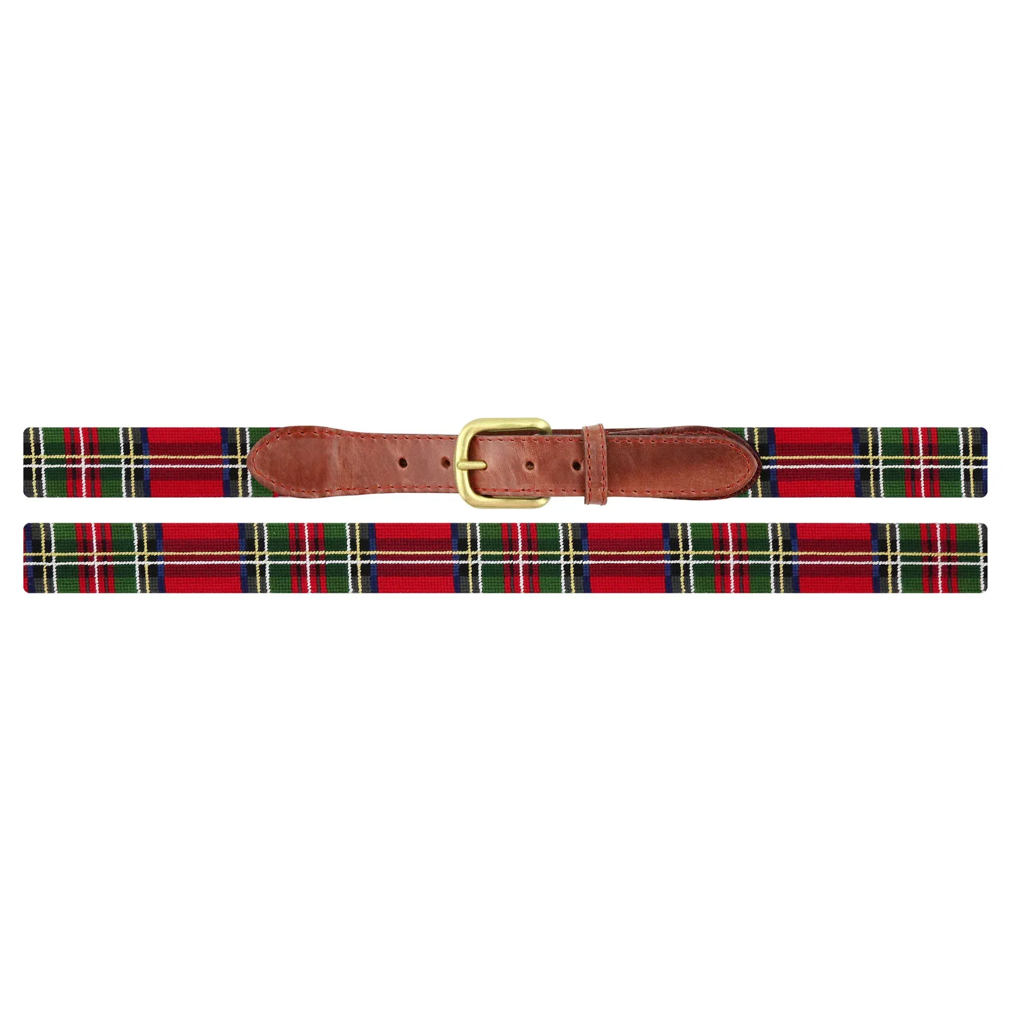 Smathers & Branson Belt Christmas Plaid Belt