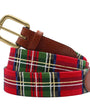 Smathers & Branson Belt Christmas Plaid Belt