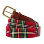 Smathers & Branson Belt Christmas Plaid Belt