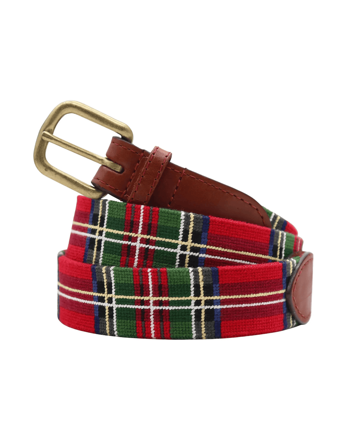 Smathers & Branson Belt Christmas Plaid Belt