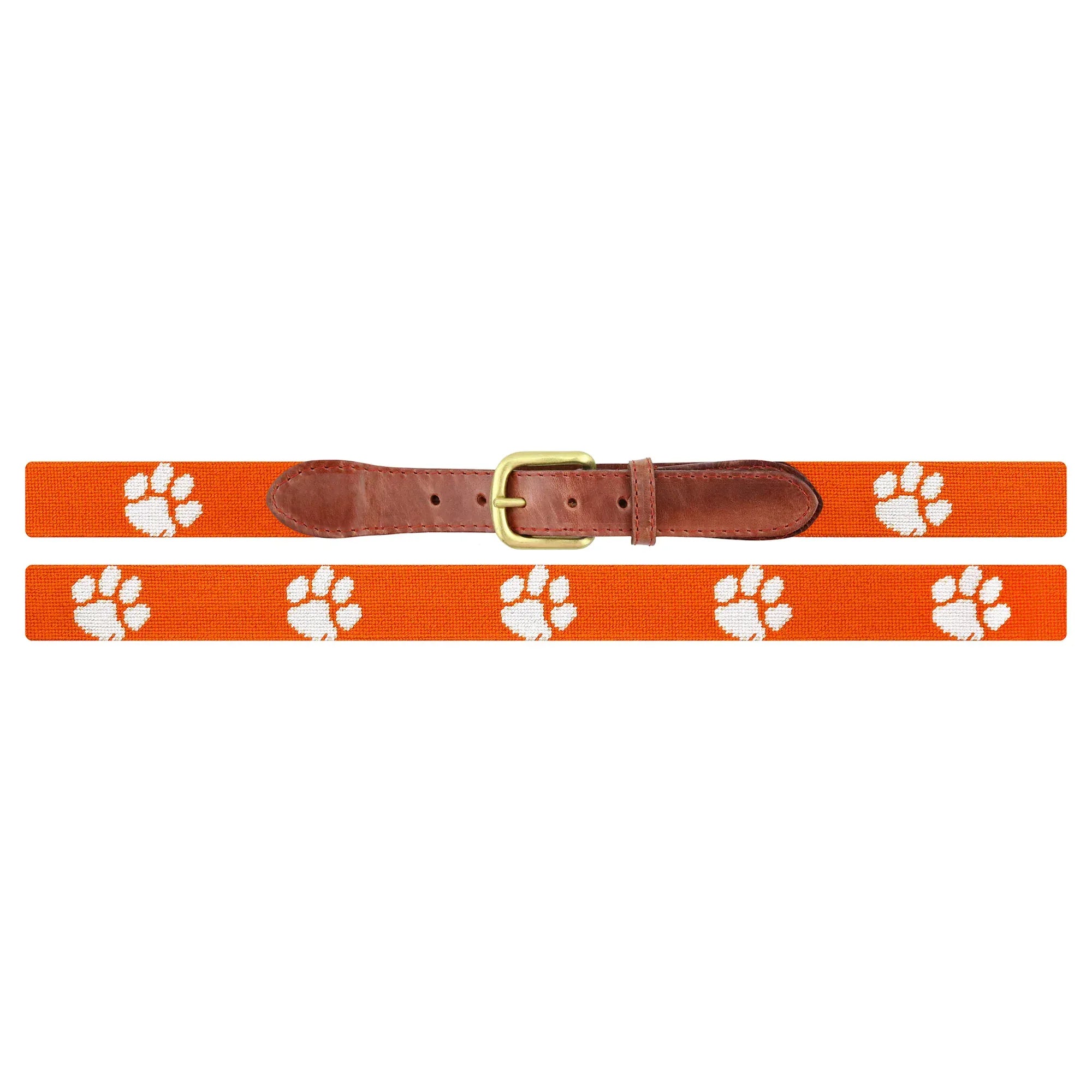Smathers & Branson Belt Clemson Belt in Orange
