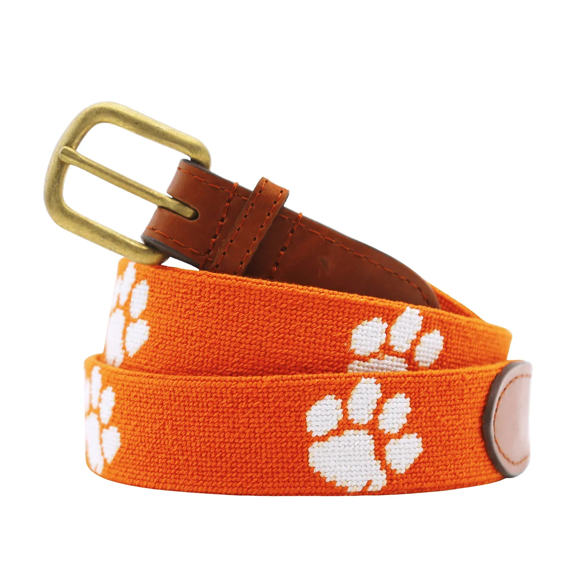 Smathers & Branson Belt Clemson Belt in Orange