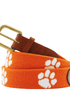 Smathers & Branson Belt Clemson Belt in Orange