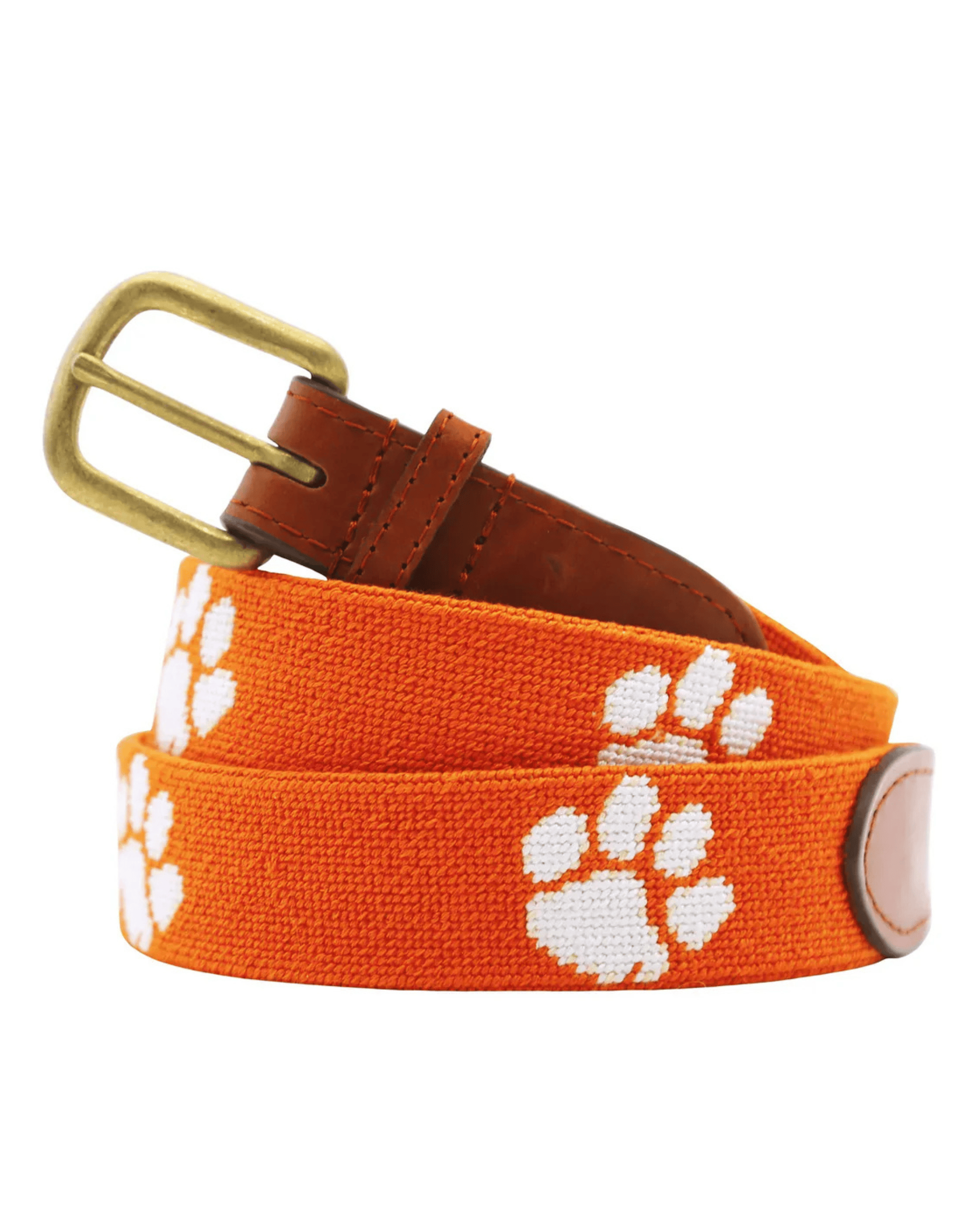 Smathers & Branson Belt Clemson Belt in Orange