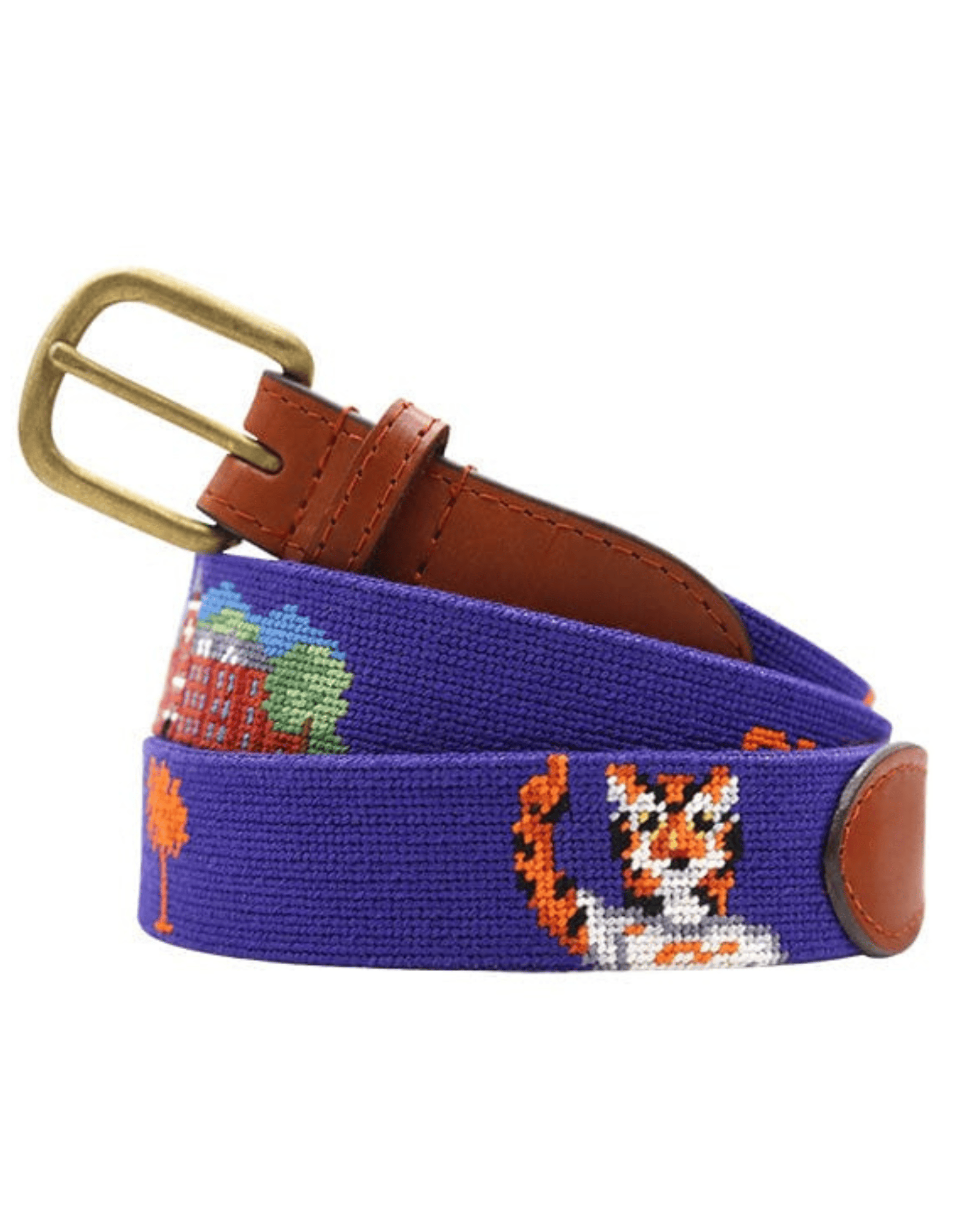 Smathers & Branson Belt Clemson University Life Needlepoint Belt