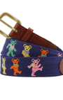 Smathers & Branson Belt Dancing Bears Needlepoint Belt