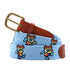 Smathers & Branson Belt Dancing Bears Tie Dye Belt (Light Blue)