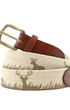 Smathers & Branson Belt Deer Hunting Needlepoint Belt