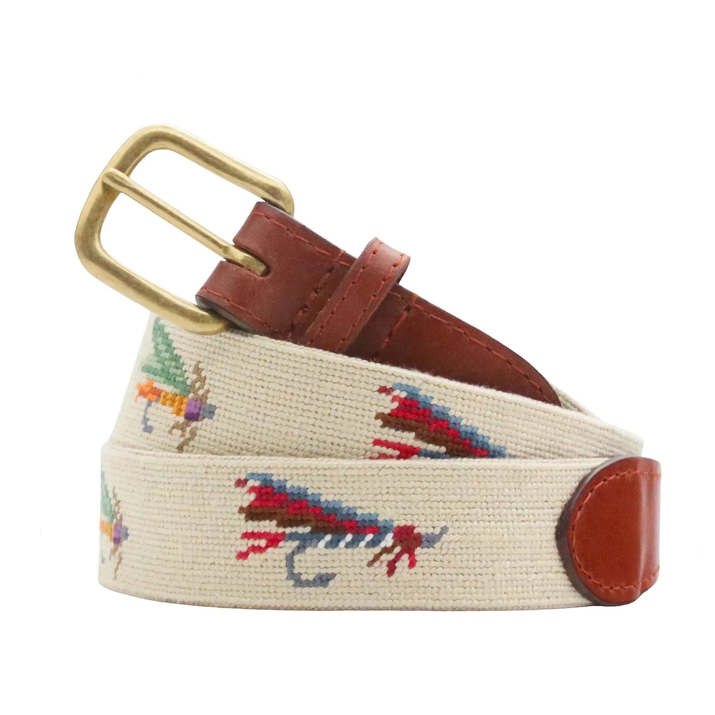Smathers & Branson Belt Fishing Flies Belt (Light Khaki)