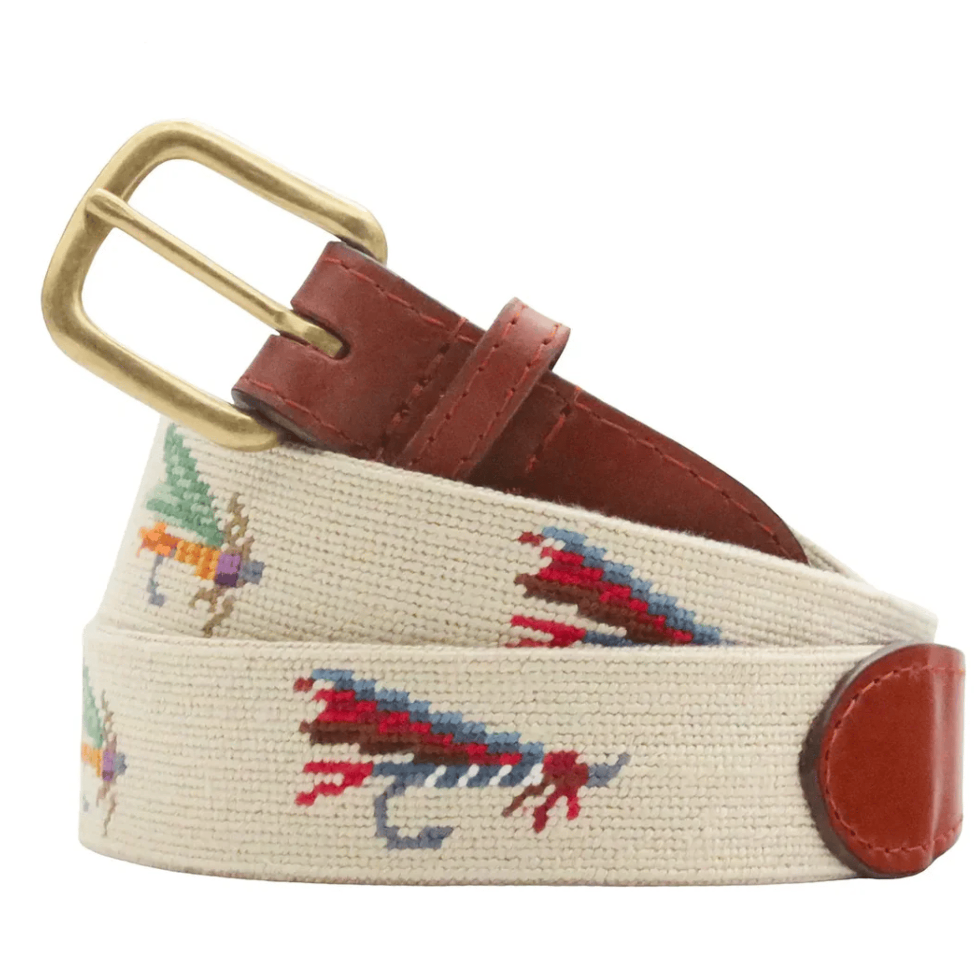 Smathers & Branson Belt Fishing Flies Belt (Light Khaki)