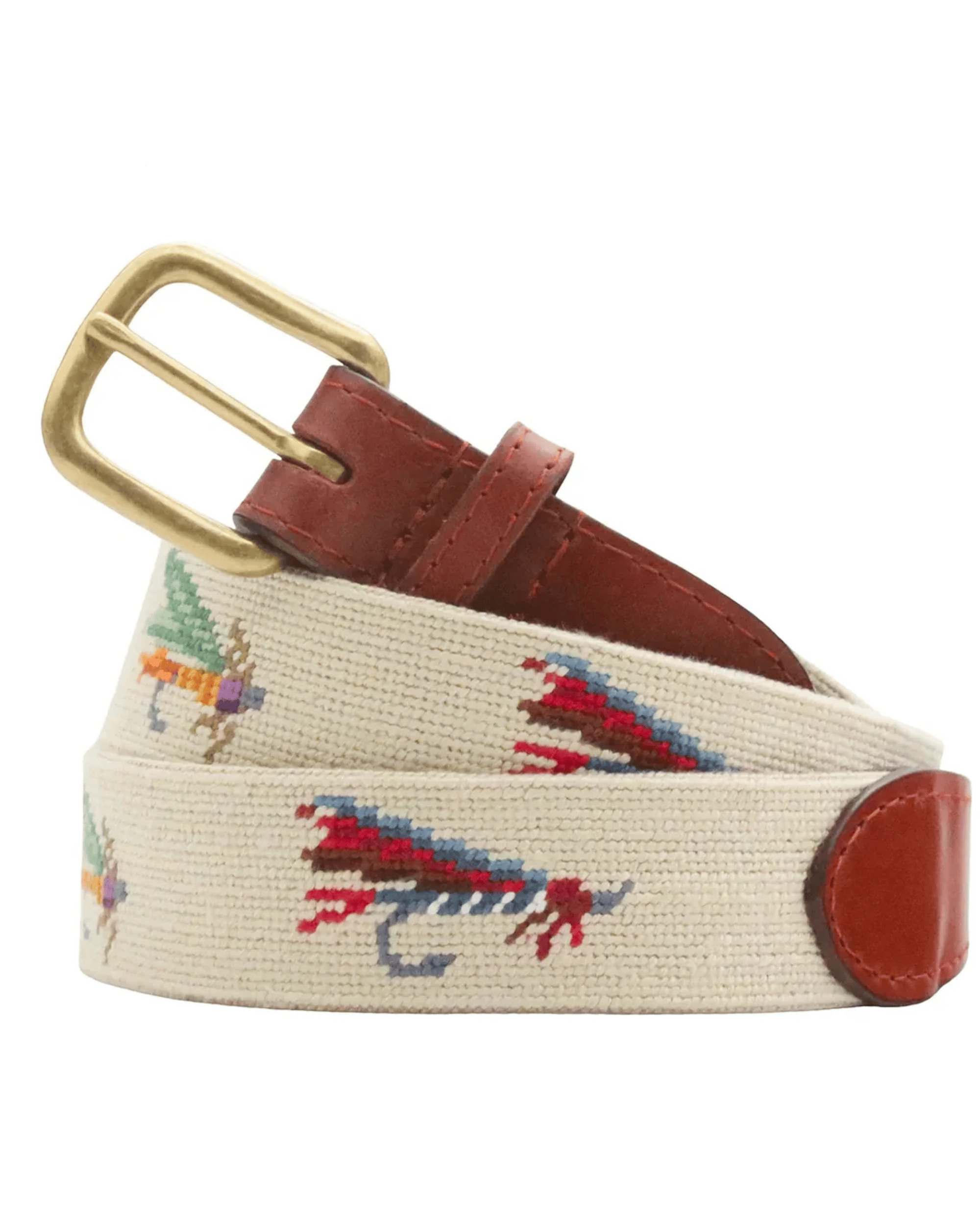 Smathers & Branson Belt Fishing Flies Belt (Light Khaki)