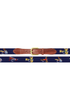 Smathers & Branson Belt Fishing Flies Needlepoint Belt
