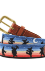 Smathers & Branson Belt Grateful Dead Moondance Needlepoint Belt