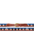 Smathers & Branson Belt Grateful Dead Moondance Needlepoint Belt