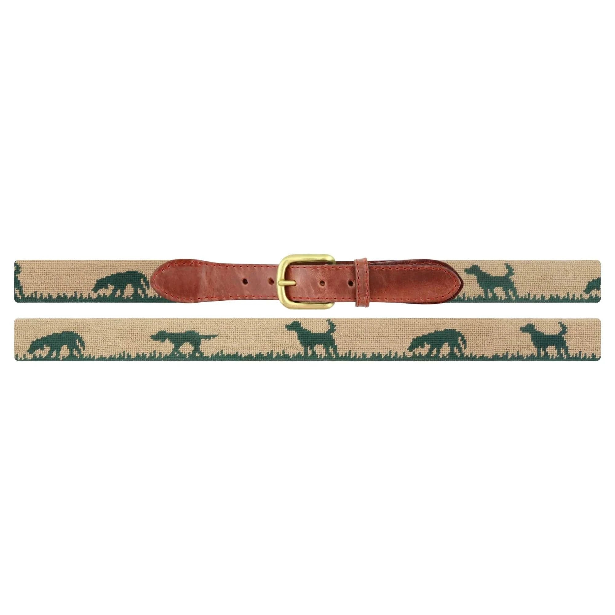Smathers & Branson Belt Hunting Dog Belt (Dark Khaki)