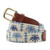 Smathers & Branson Belt LIGHT KAHKI-STEEL BLUE / 34 Palms Belt (Light Khaki-Steel Blue)