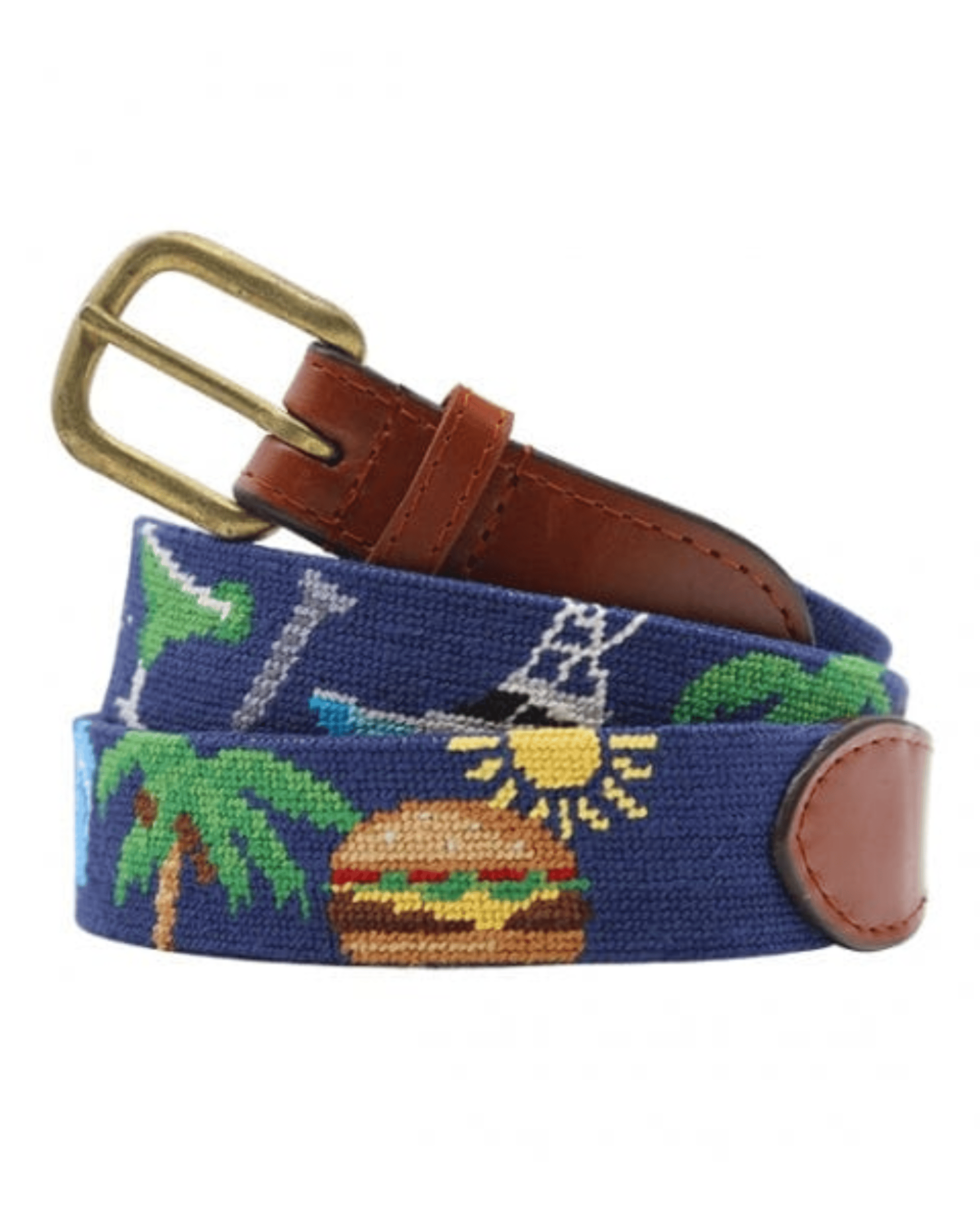 Smathers & Branson Belt Margaritaville Needlepoint Belt