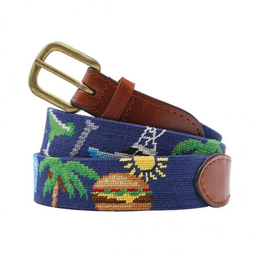 Smathers & Branson Belt Margaritaville Needlepoint Belt