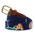 Smathers & Branson Belt Mermaid Splash Belt (Dark Navy)