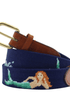 Smathers & Branson Belt Mermaid Splash Belt (Dark Navy)