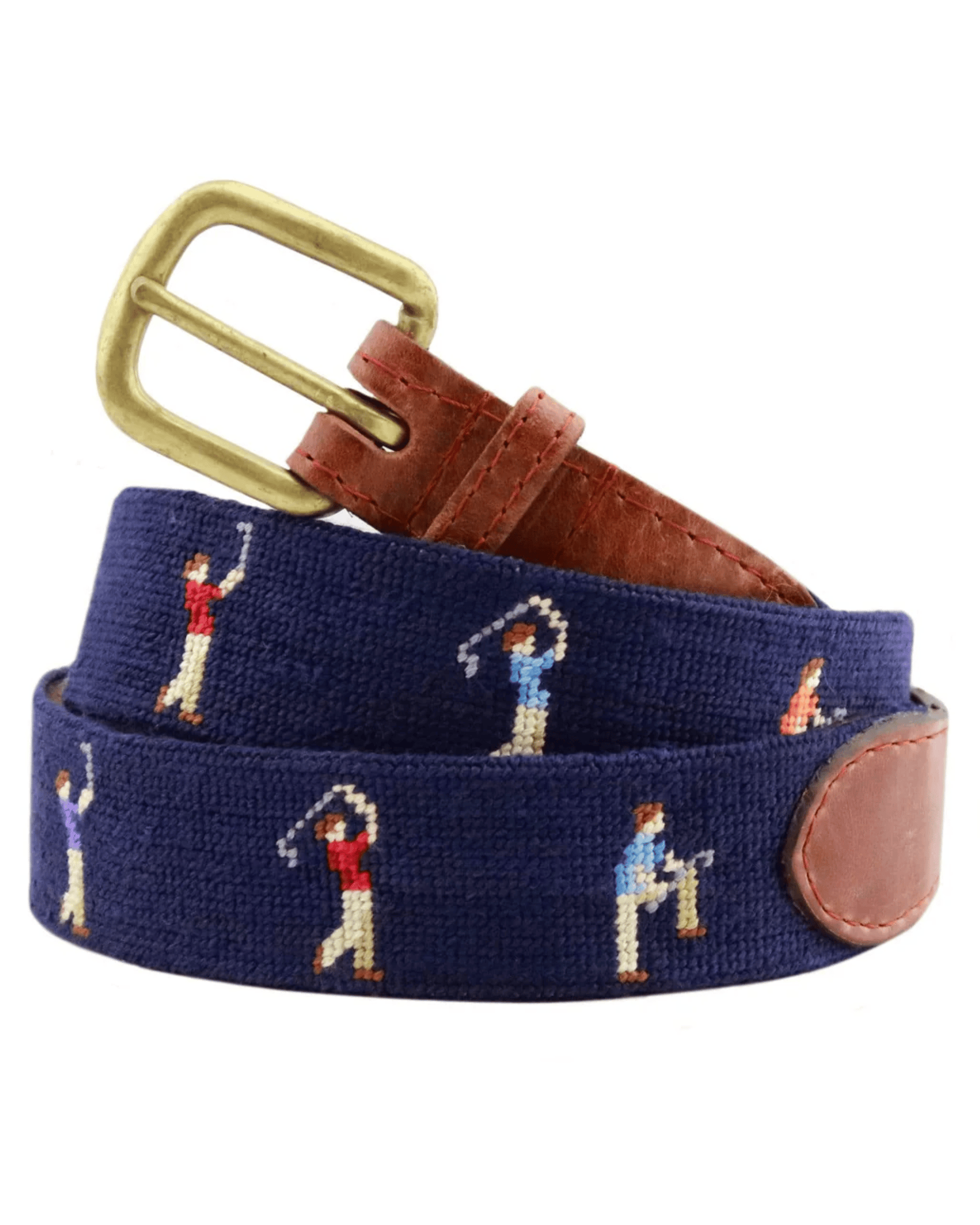 Smathers & Branson Belt Mulligan Needlepoint Belt