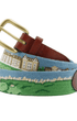 Smathers & Branson Belt Old Course Needlepoint Belt