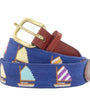 Smathers & Branson Belt Rainbow Fleet Belt in Navy