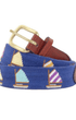 Smathers & Branson Belt Rainbow Fleet Belt in Navy