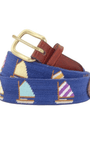 Smathers & Branson Belt Rainbow Fleet Belt in Navy