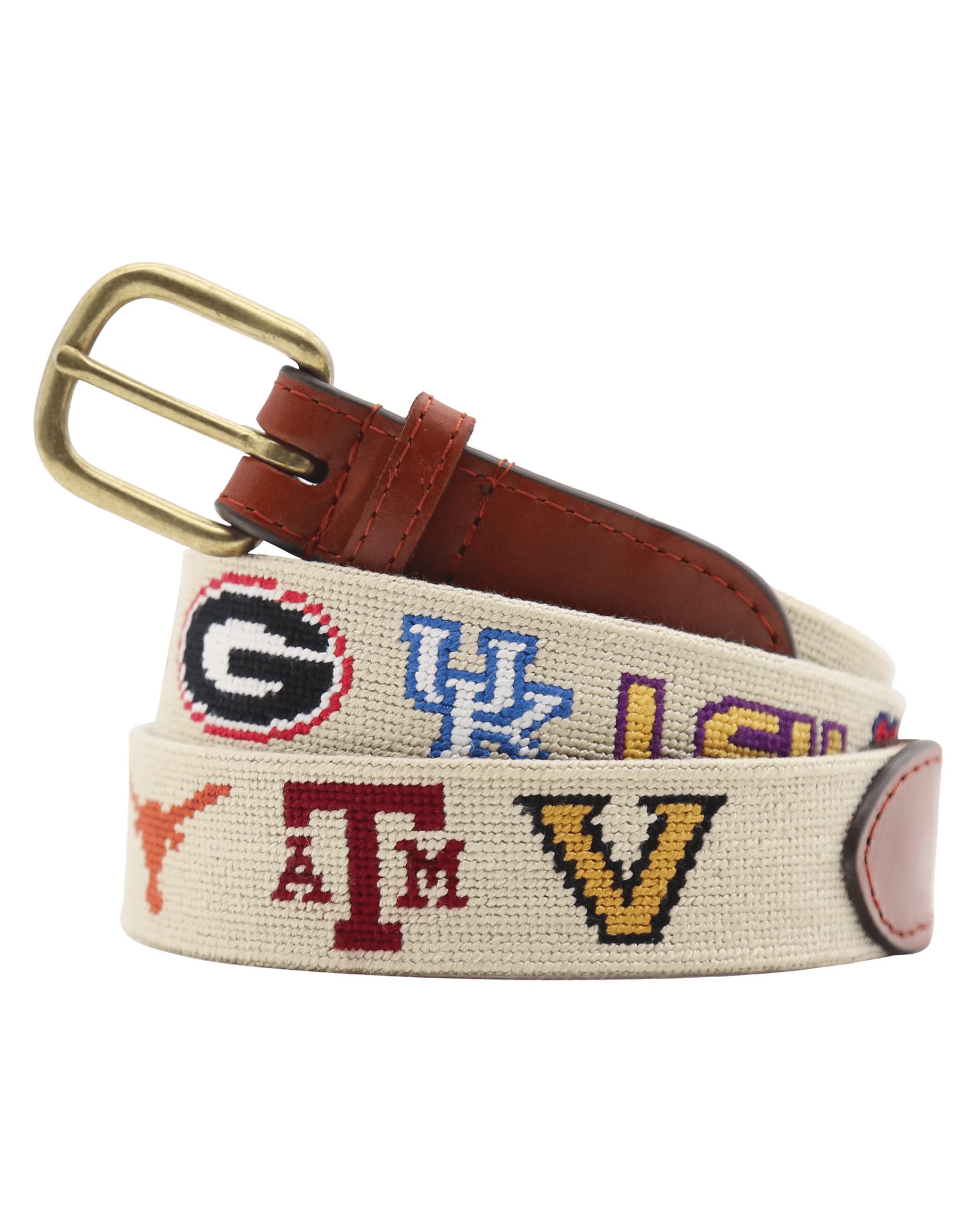 Smathers & Branson Belt SEC Needlepoint Belt
