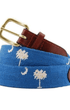 Smathers & Branson Belt South Carolina Flag Needlepoint Belt