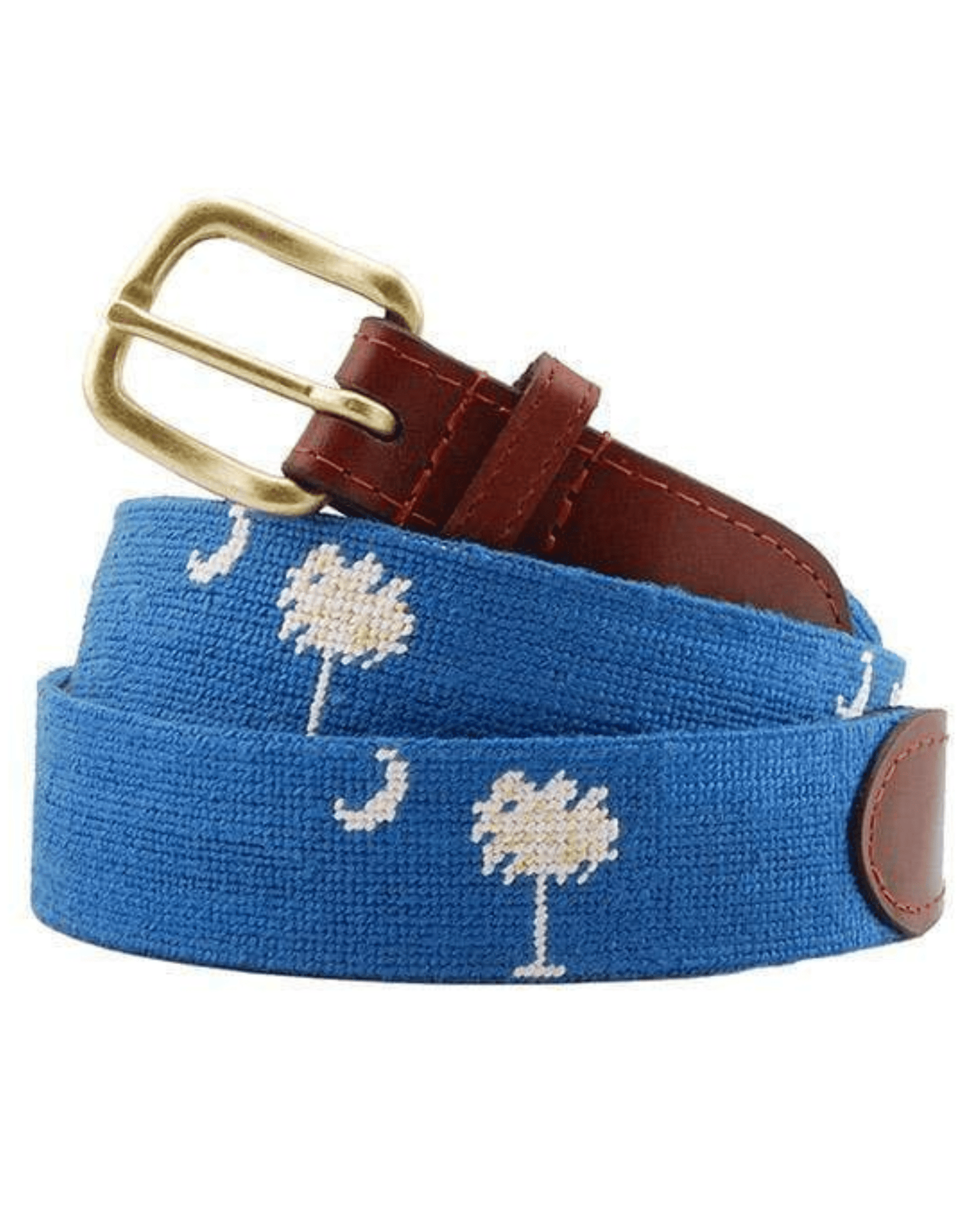 Smathers & Branson Belt South Carolina Flag Needlepoint Belt