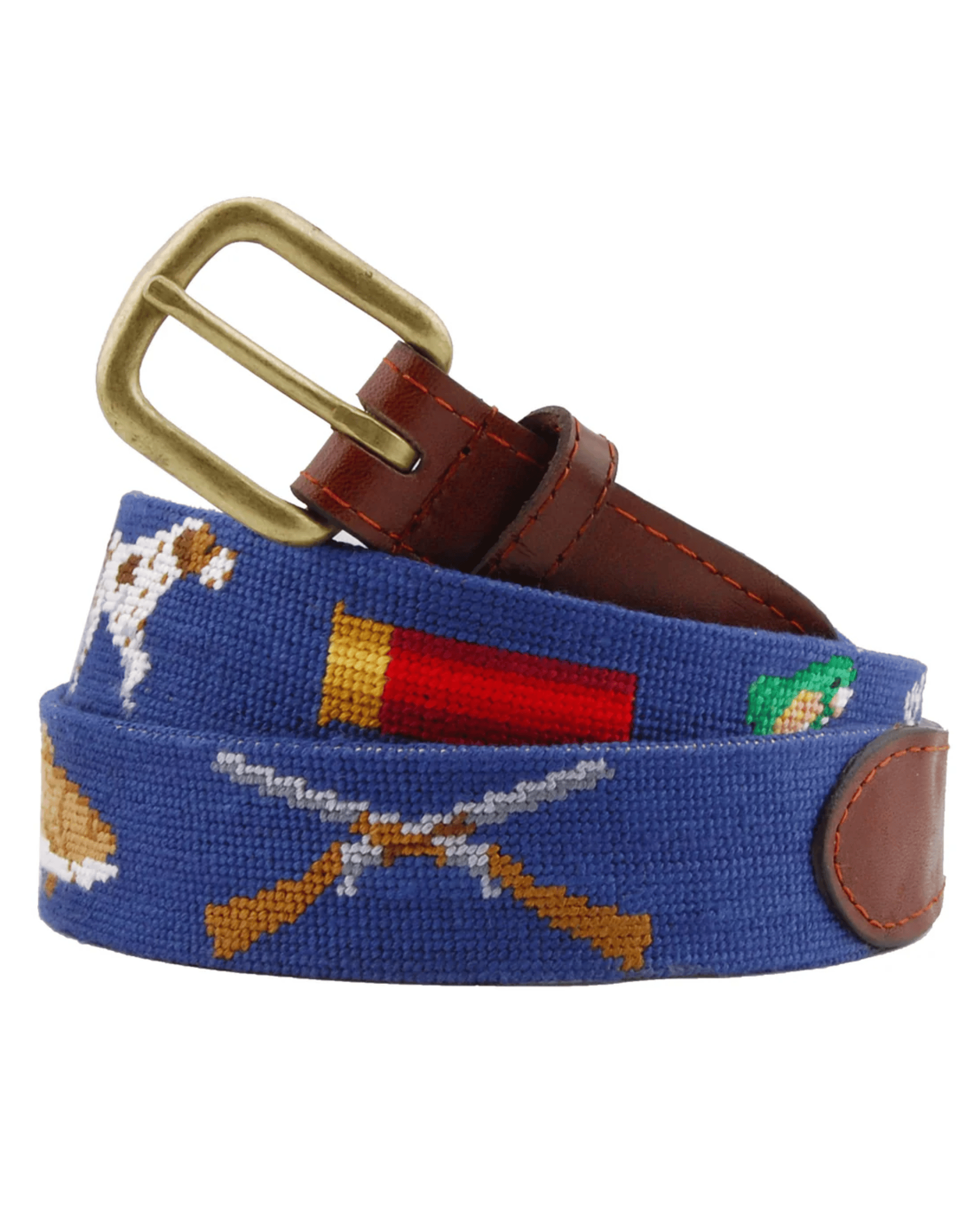 Smathers & Branson Belt Southern Sportsman Needlepoint Belt