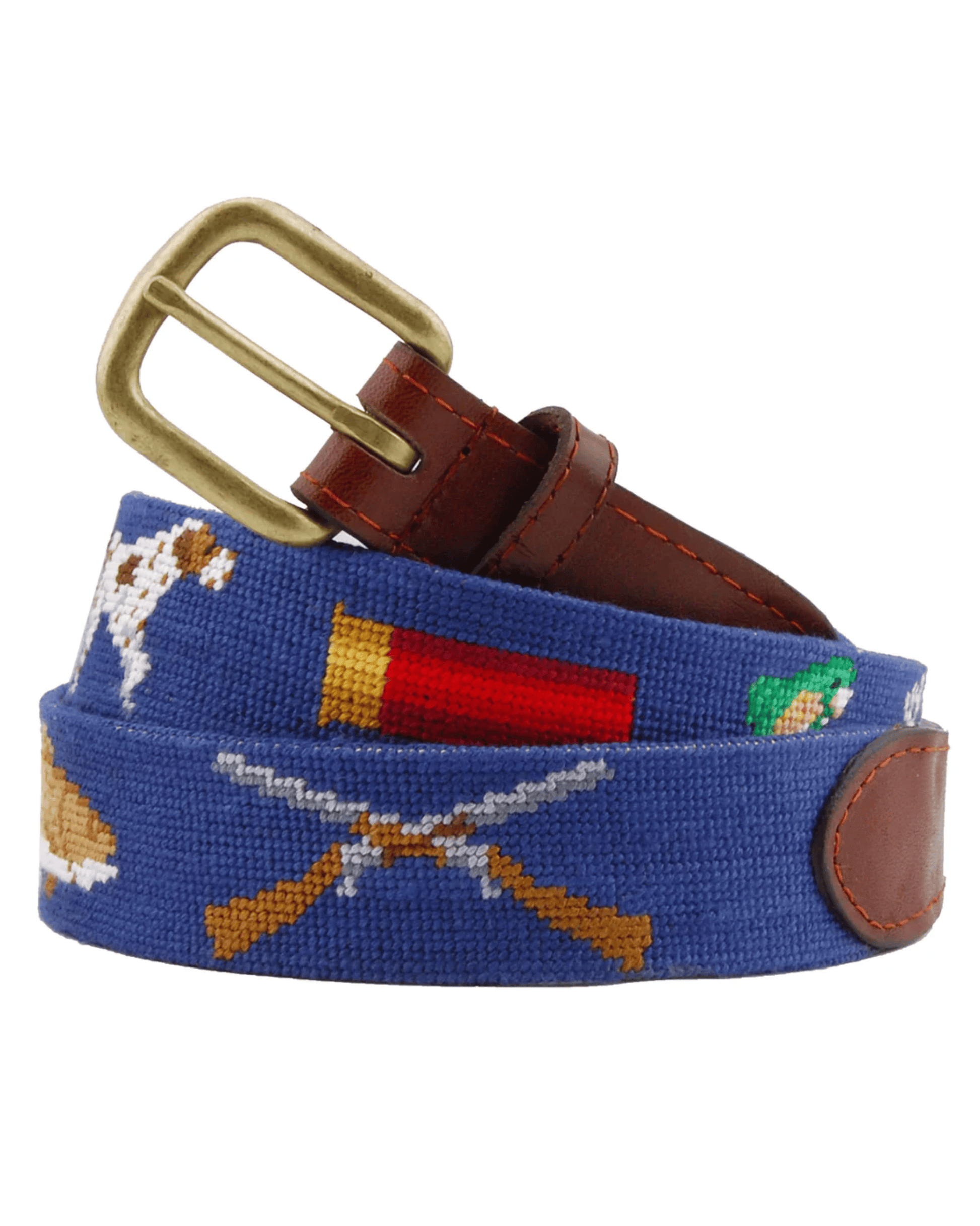 Smathers & Branson Belt Southern Sportsman Needlepoint Belt