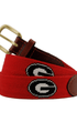 Smathers & Branson Belt University of Georgia Needlepoint Belt