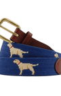 Smathers & Branson Belt Yellow Lab Needlepoint Belt