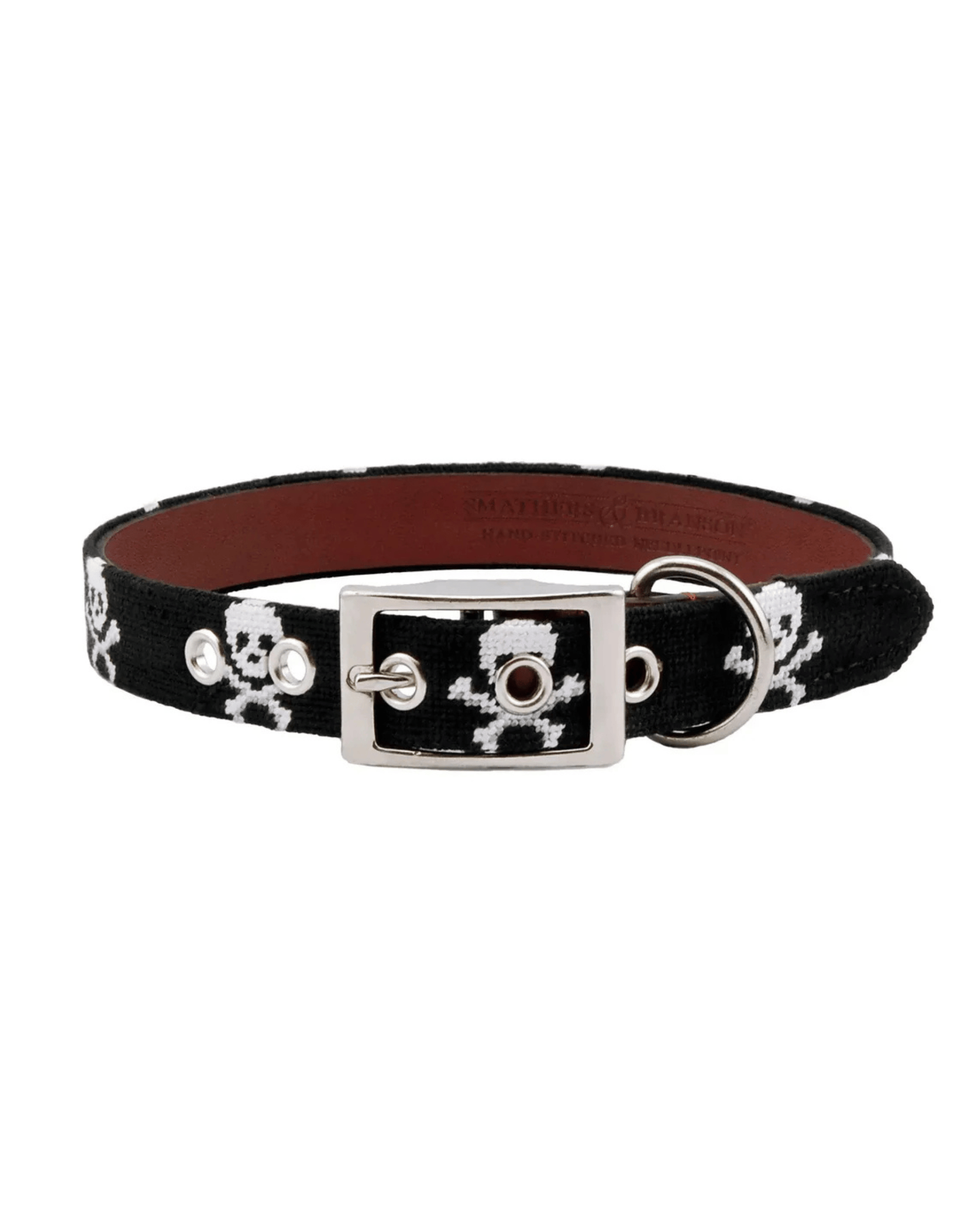 Smathers & Branson Dogs BLACK / M/L Jolly Roger Dog Collar
