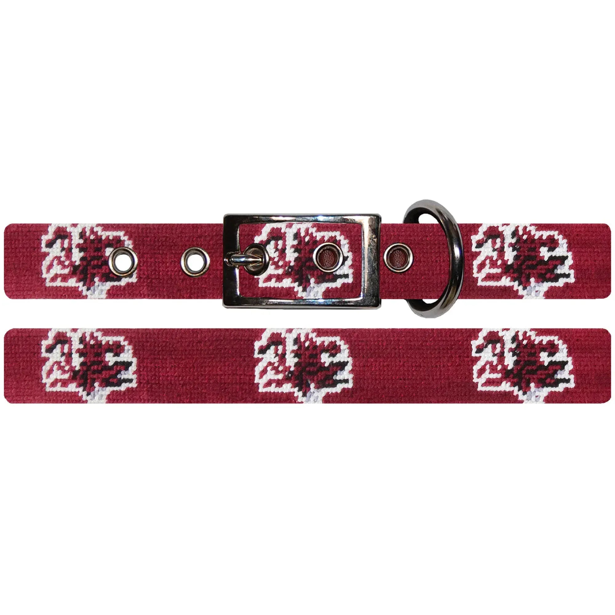 Smathers & Branson Dogs M/L South Carolina Dog Collar (Garnet)