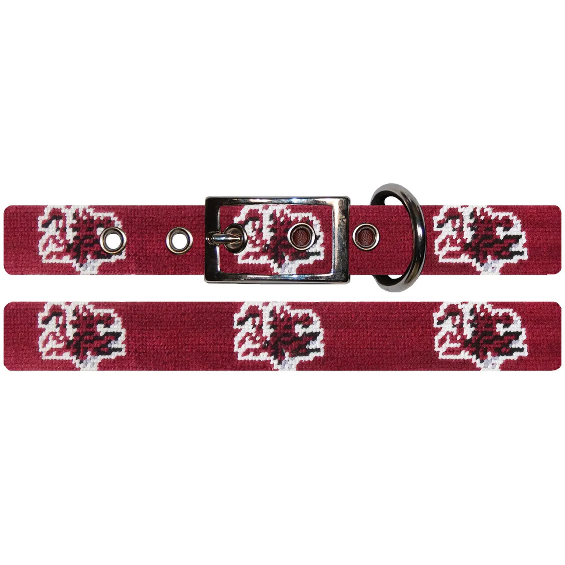 Smathers & Branson Dogs M/L South Carolina Dog Collar (Garnet)